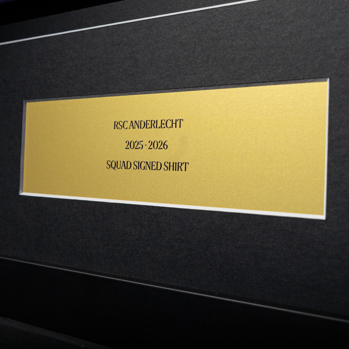 Home squad signed shirt 25/26