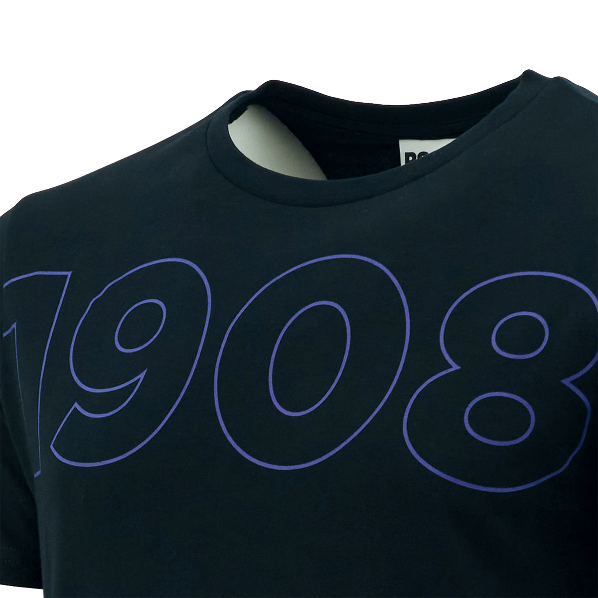 T-shirt zwart 1908 paars S - RSCA