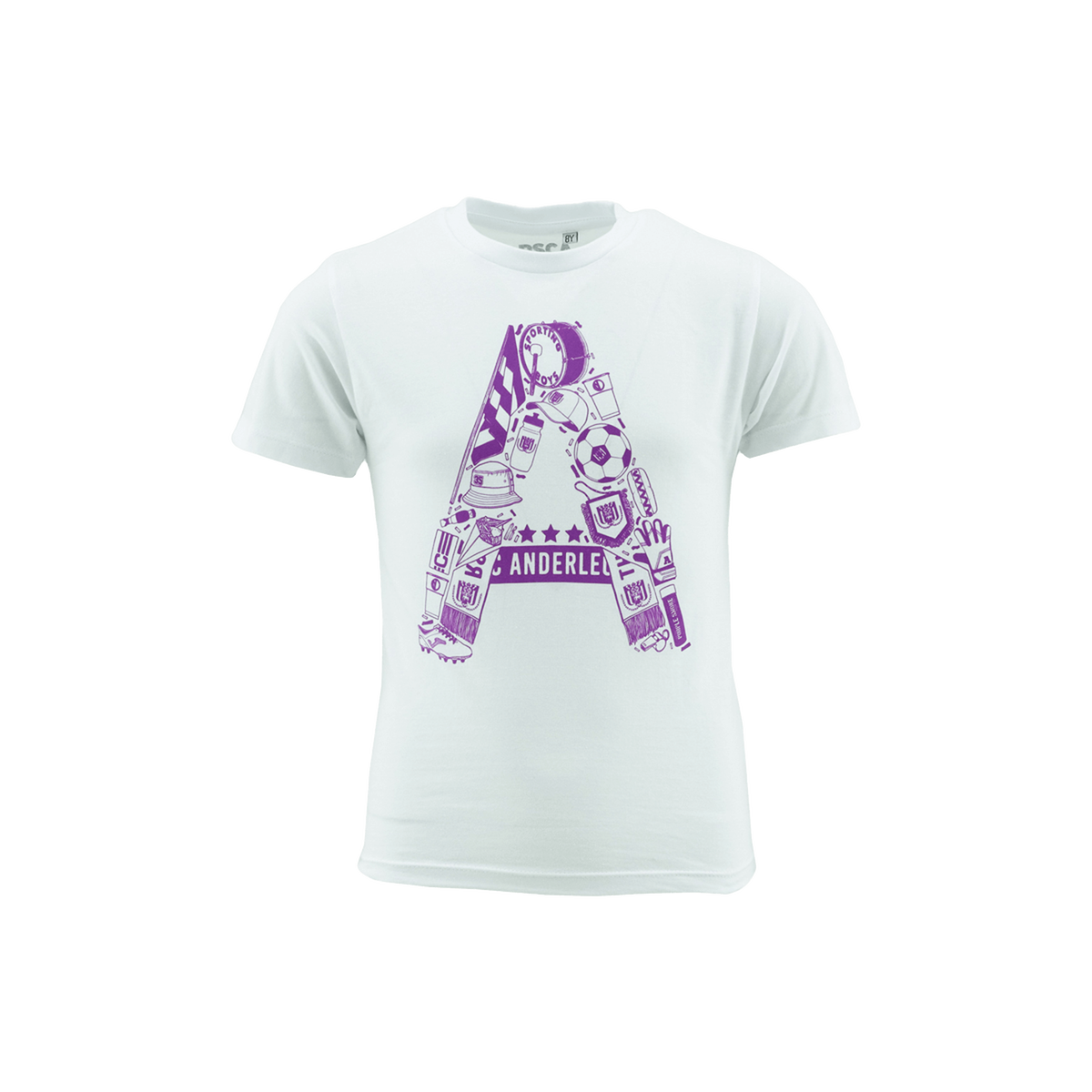 T-shirt wit kids A 12j - RSCA