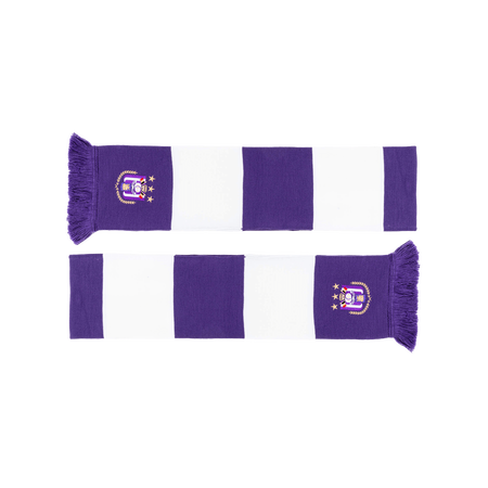 Block Scarf White/Purple RSCA