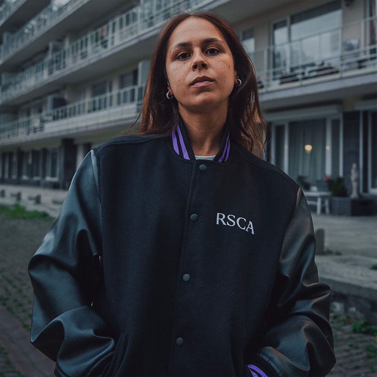 Design 26 - varsity wool jacket Anderlecht - 3XL