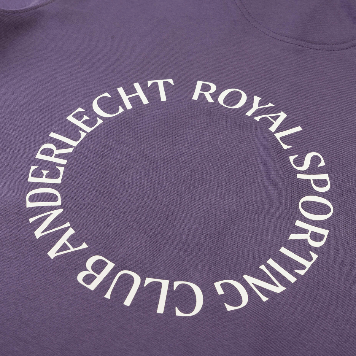 Hoodie L paars RSCA rug cirkel