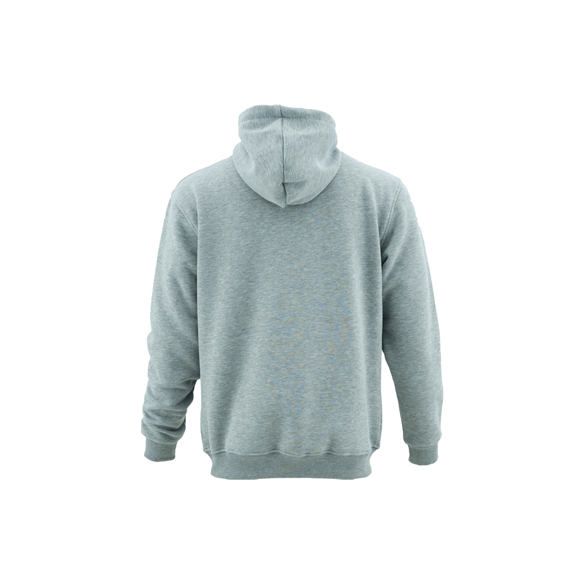 Hoodie embossed logo grijs - S