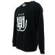Sweater zwart logo wit goud S - RSCA