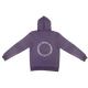 Hoodie L paars RSCA rug cirkel