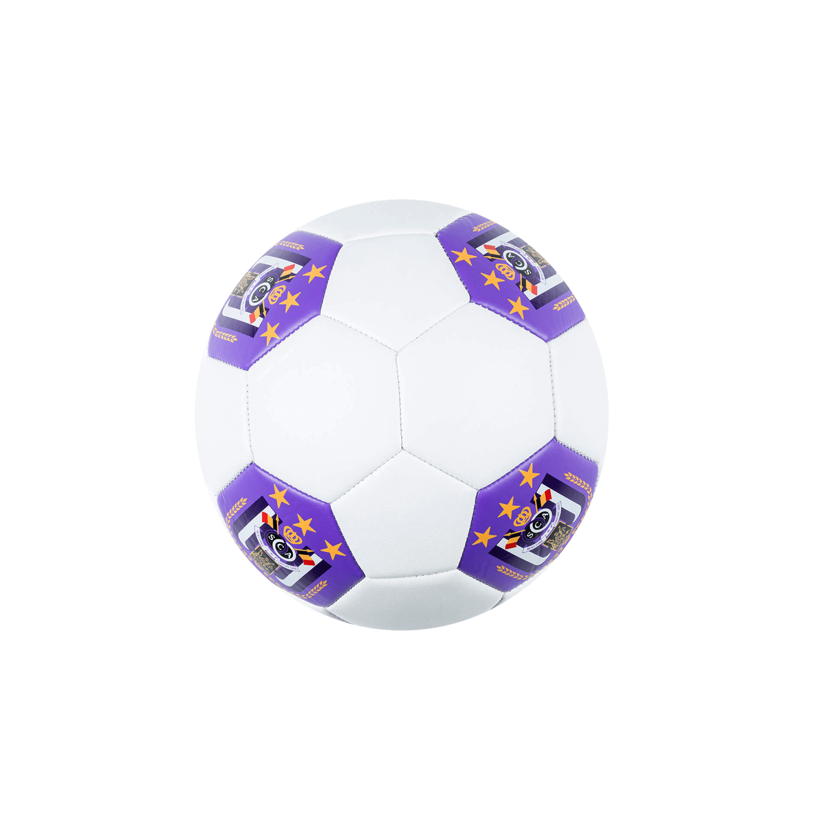 Bal Wit Paarse Vlakken Logo RSCA