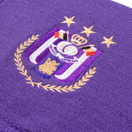 Block Scarf White/Purple RSCA