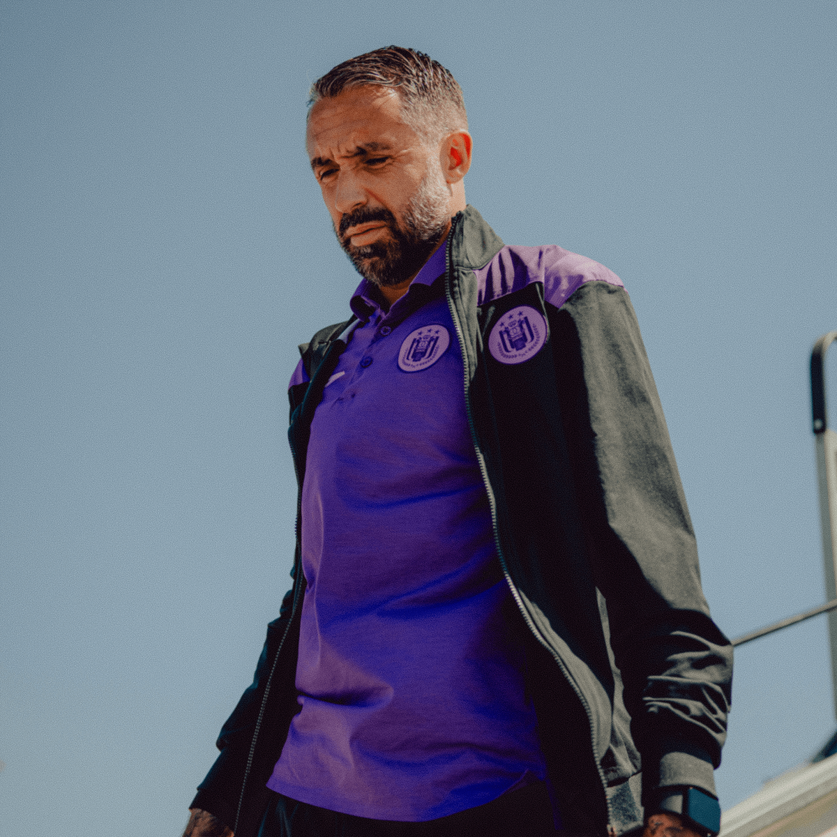 ANDERLECHT STAFF FREE TIME FULL ZIP SWEATSHIRT M