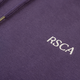 Hoodie L paars RSCA rug cirkel