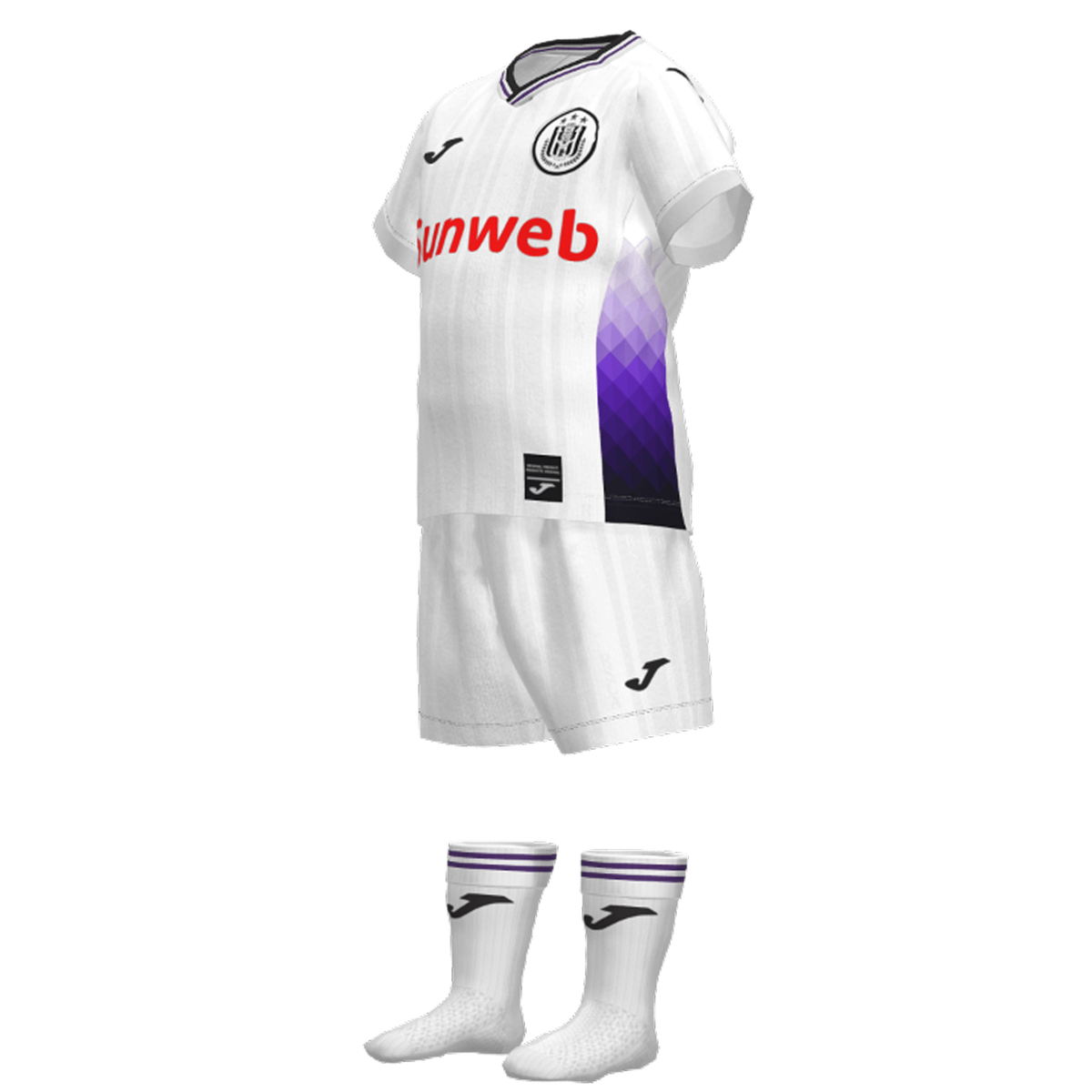 ANDERLECHT 2ND REPLICA BABY SET 18M