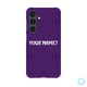 Gepersonaliseerde Samsung S24 Purple RSCA
