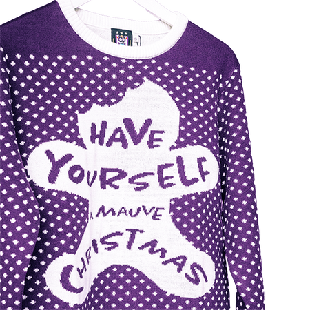 RSCA Christmas Sweater "Have Yourself A Mauve Christmas"