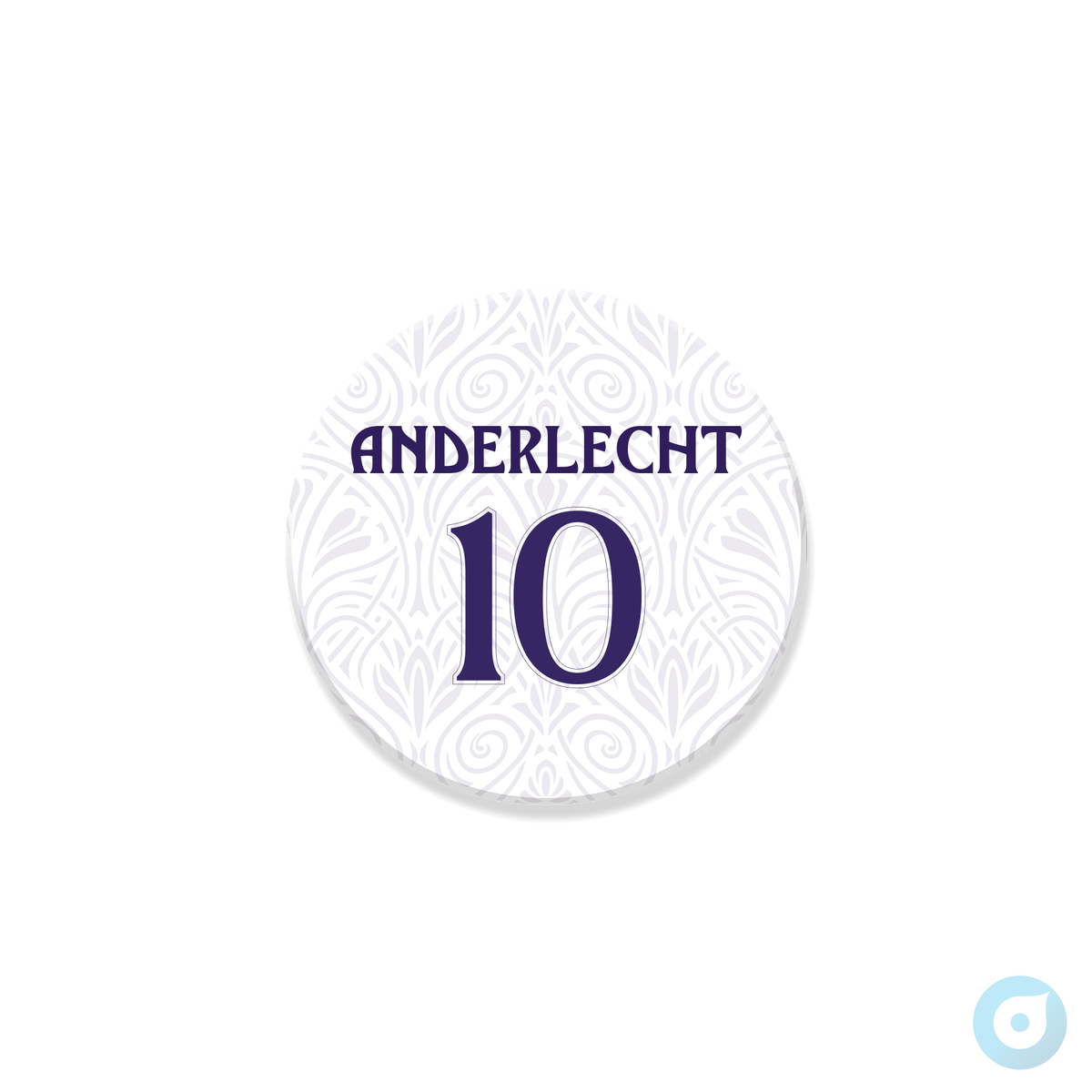 Gepersonaliseerde Magnet 6.25cm Away design Anderlecht RSCA