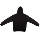 Hoodie XS zwart siliconen badge logo