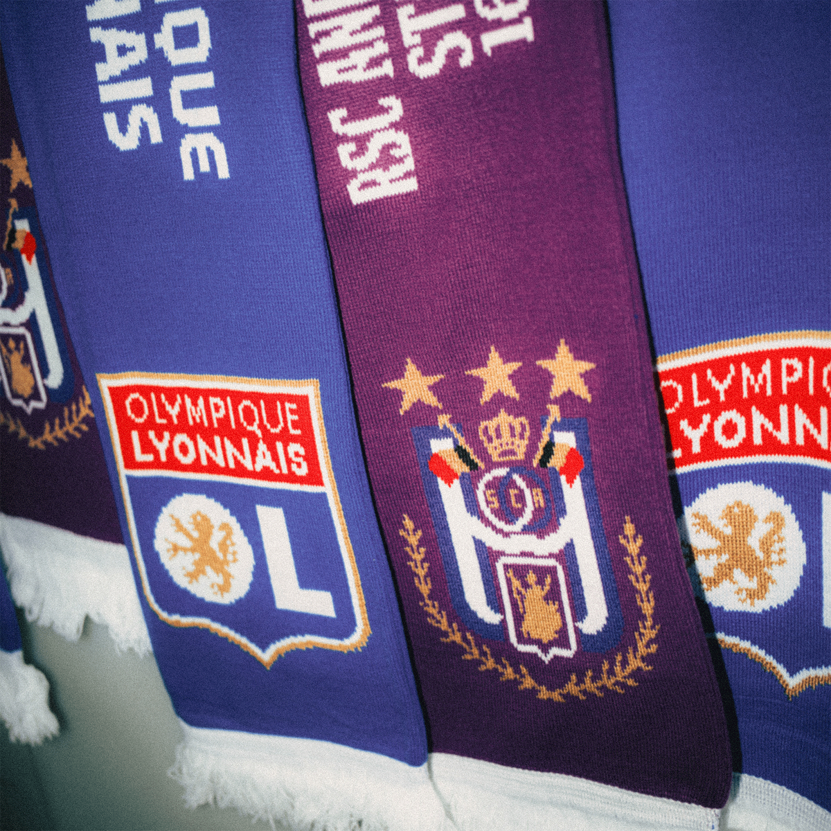 RSCA - Olympique Lyonnais UEL scarf