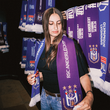 RSCA - Olympique Lyonnais UEL scarf