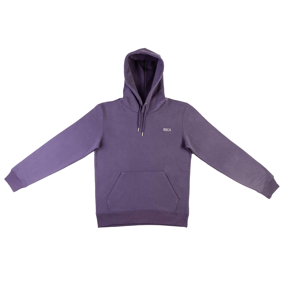 Hoodie XL paars RSCA rug vierkanten