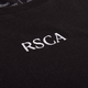 T-shirt XS zwart initials wit - RSCA