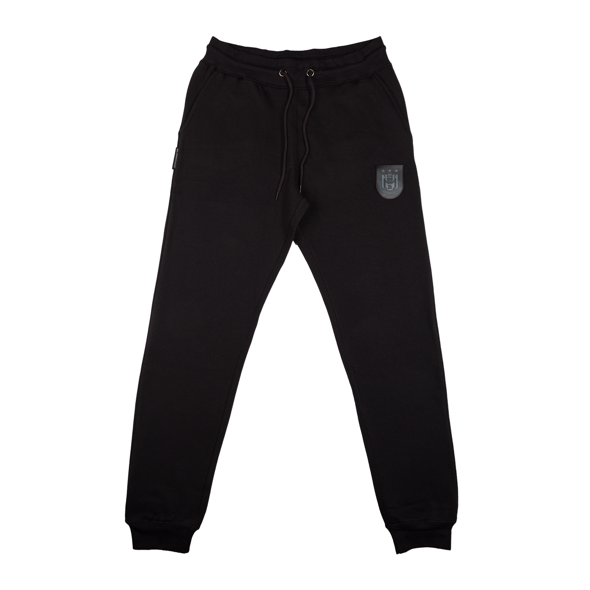 Broek XS zwart siliconen badge logo RSCA