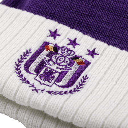 Purple & White RSCA beanie