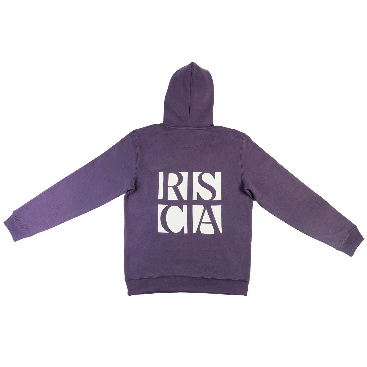 Hoodie XL paars RSCA rug vierkanten
