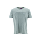 T-shirt embossed logo grijs - S