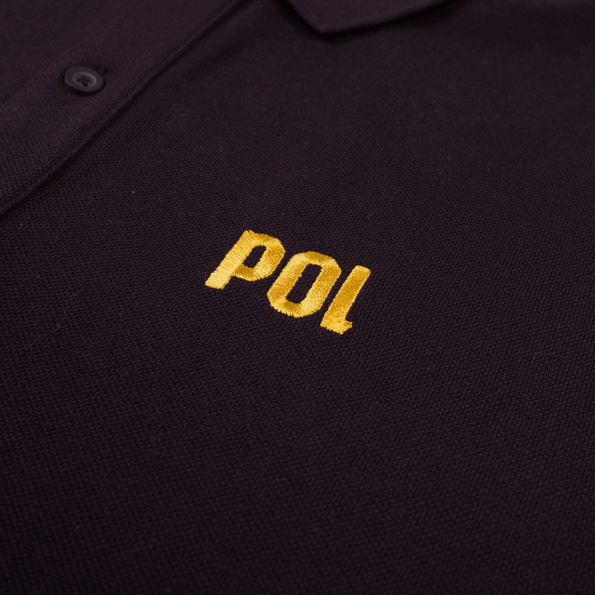 Polo M zwart Pol van Himst
