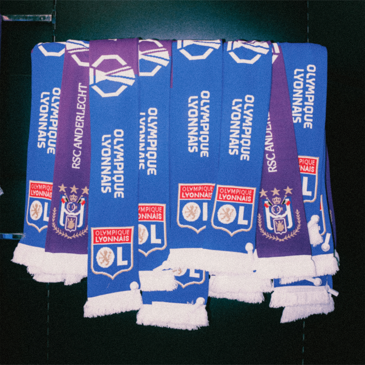 RSCA - Olympique Lyonnais UEL scarf