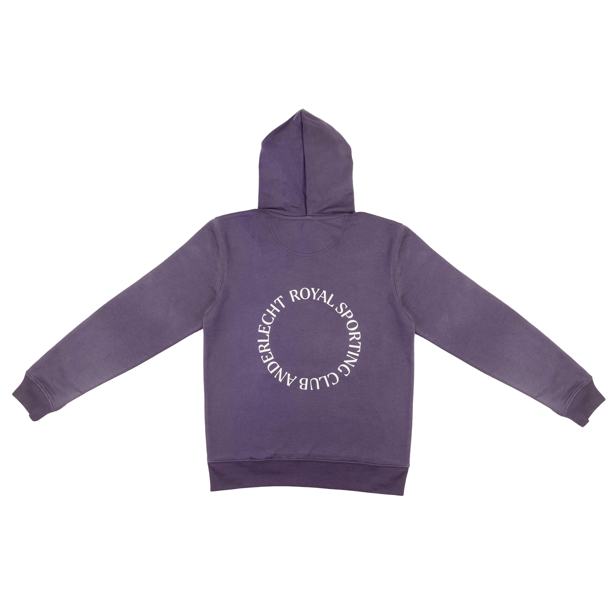 Hoodie S paars RSCA rug cirkel