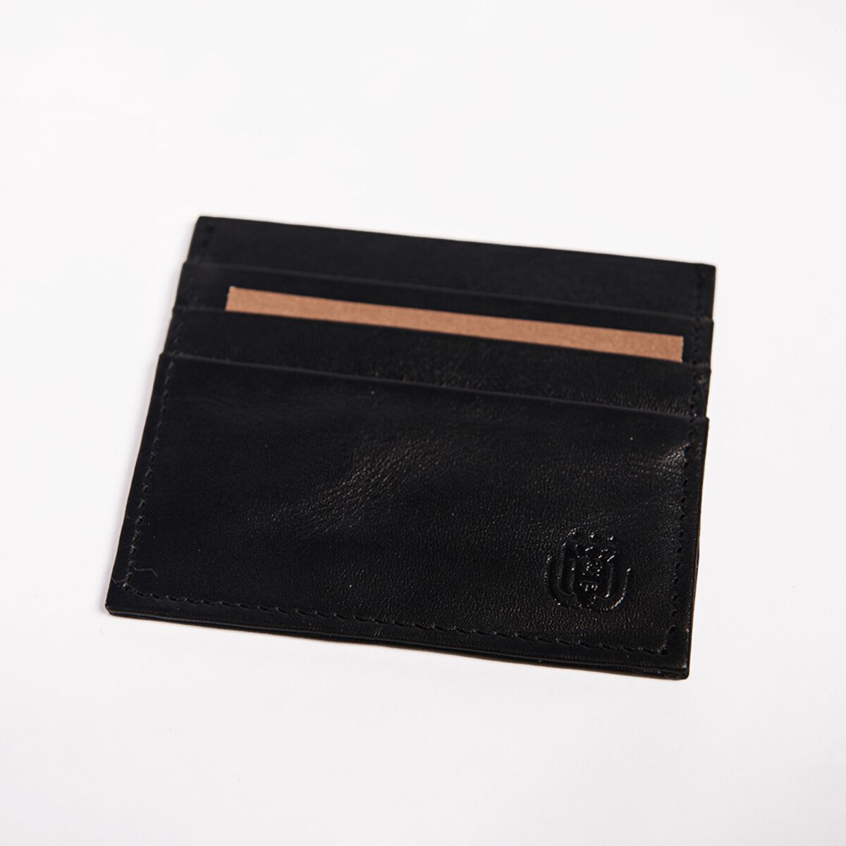 Leather Card Holder - Black