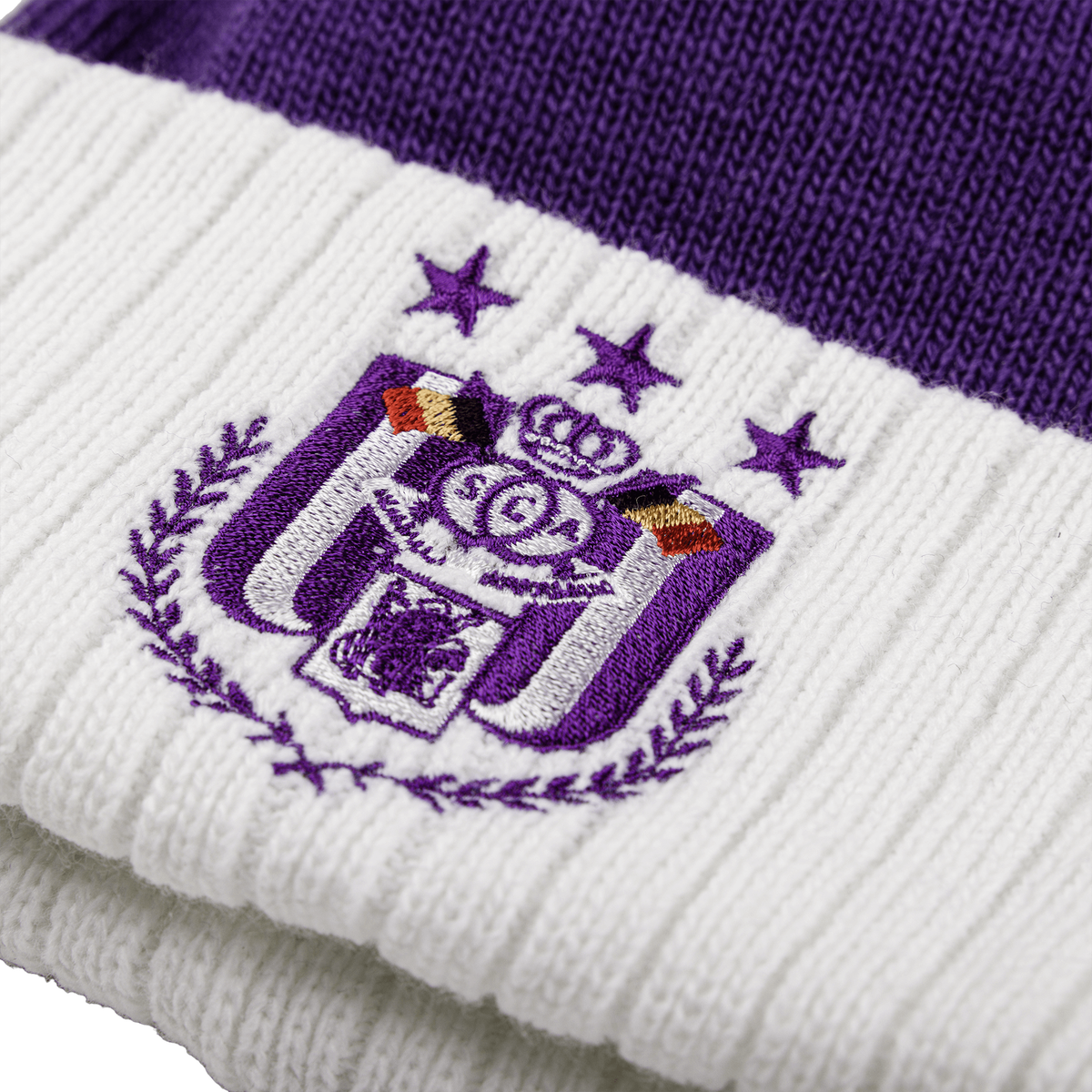Bonnet RSCA Mauve & Blanc