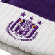 Bonnet RSCA Mauve & Blanc