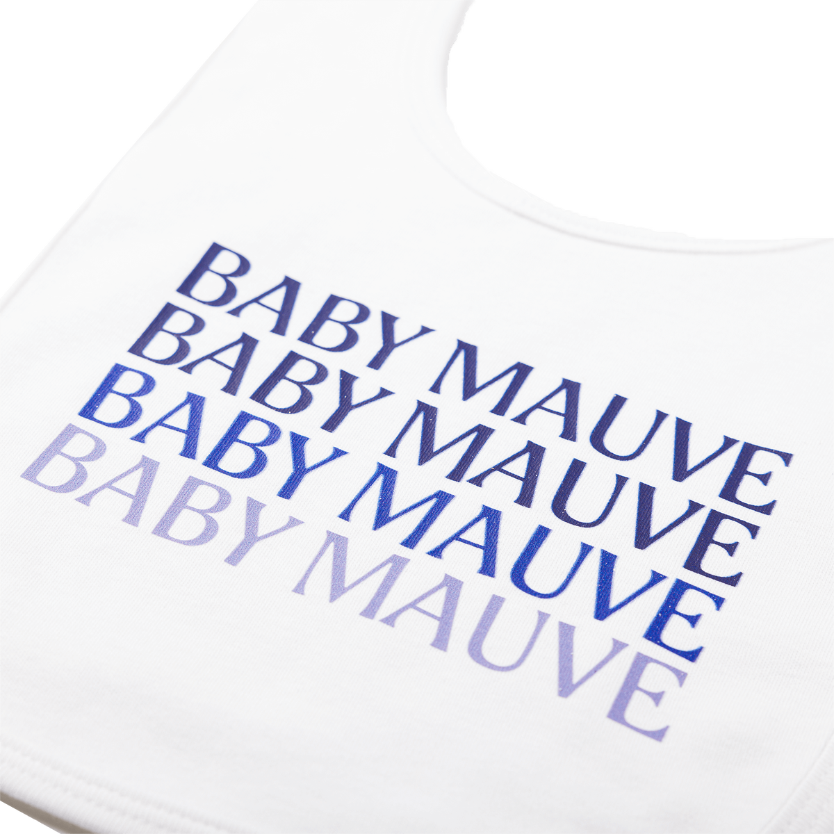 Baby mauve slabbetje