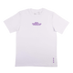 T-shirt M wit wordmark en sterren paars - RSCA