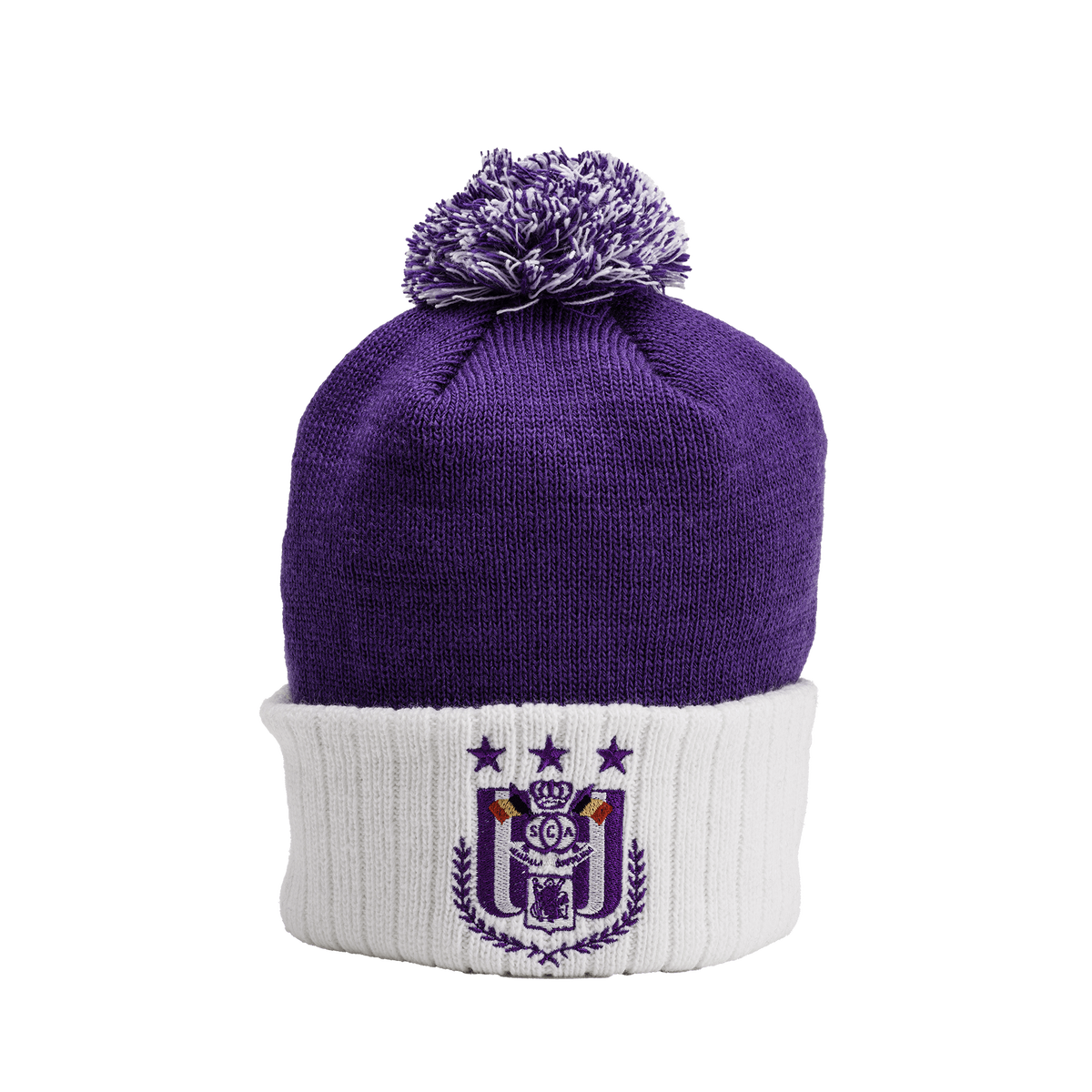 Bonnet RSCA Mauve & Blanc