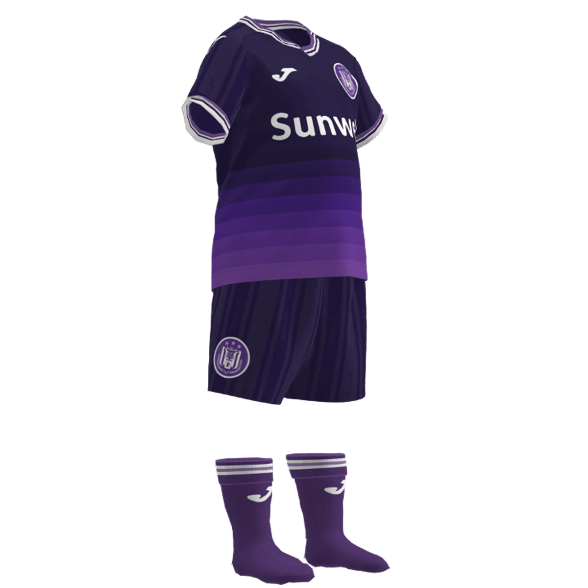 ANDERLECHT REPLICA BABY SET 18M