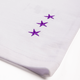T-shirt M wit wordmark en sterren paars - RSCA