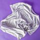 T-shirt embossed logo grijs - S
