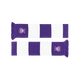 Block Scarf White/Purple RSCA