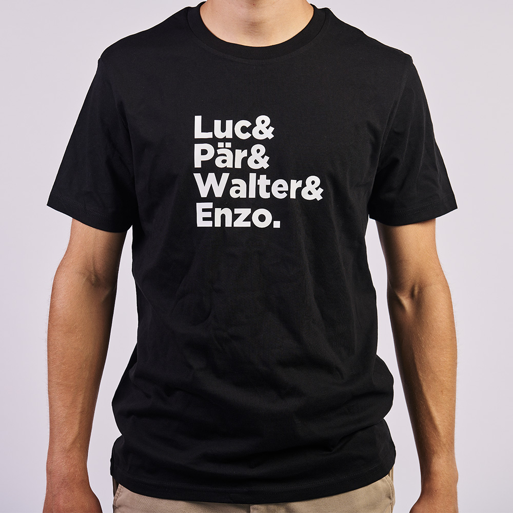 T-Shirt Luc & Pär & Walter & Enzo
