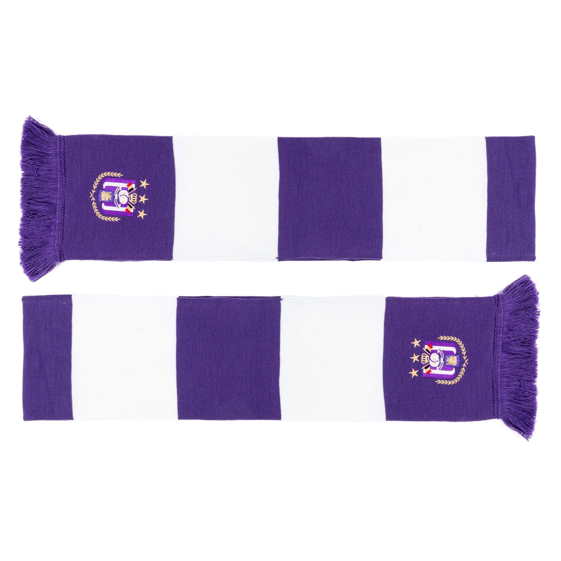 Double logo scarf