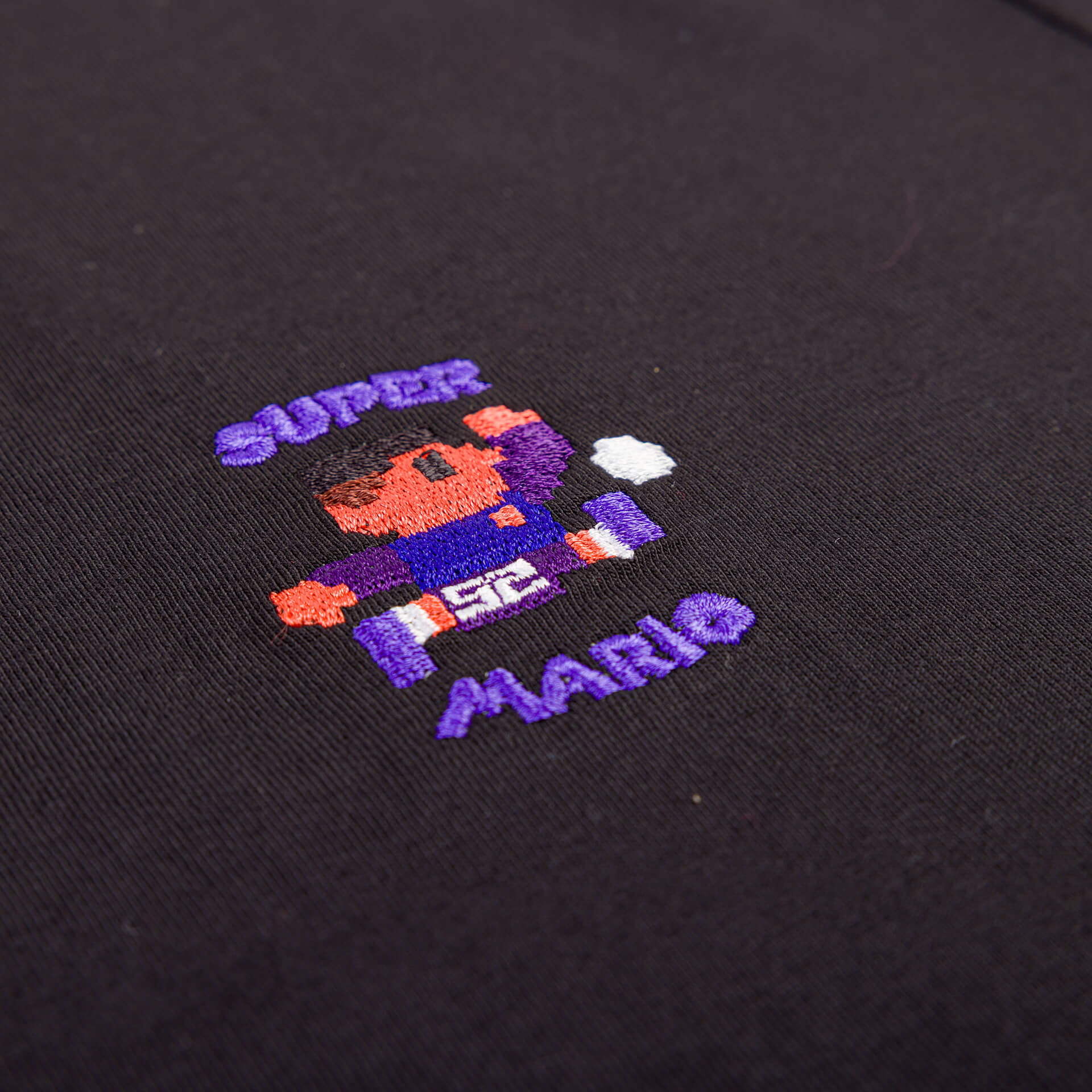 T-Shirt Super Mario - Noir is-hover