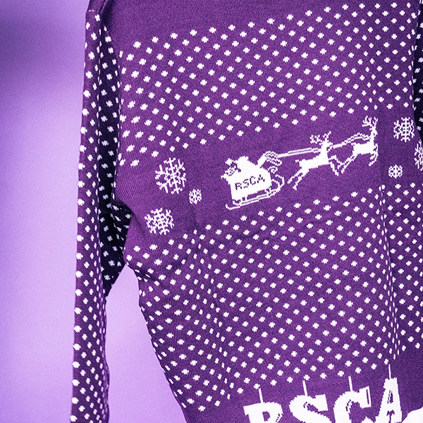 Christmas Sweater "Have Yourself A Mauve Christmas" is-hover